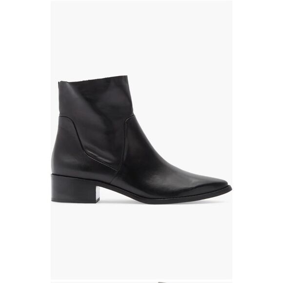 New $495 Paul Green women’s Willow black leather Bootie size 4.5 UK US 7 - Picture 3 of 5